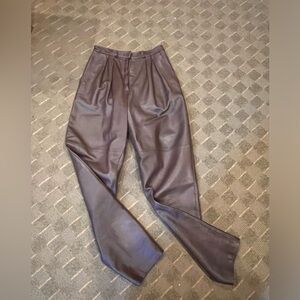 Kassidy brown leather pants